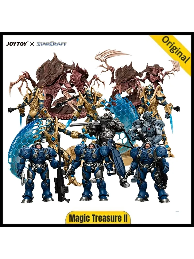 【Vorverkauf】JOYTOY STARCRAFT Terran Marine Ghost Set Protoss Zealot Zerg Hydralisk Hydralisk Set 1/25 Actionfigur