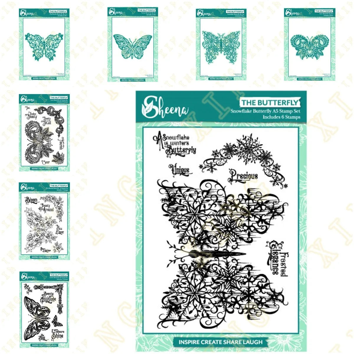 

2022 New Lace Floribunda Butterfly Metal Cutting Dies Stamps Scrapbook Diary Secoration Embossing Stencil Template Diy Handmade