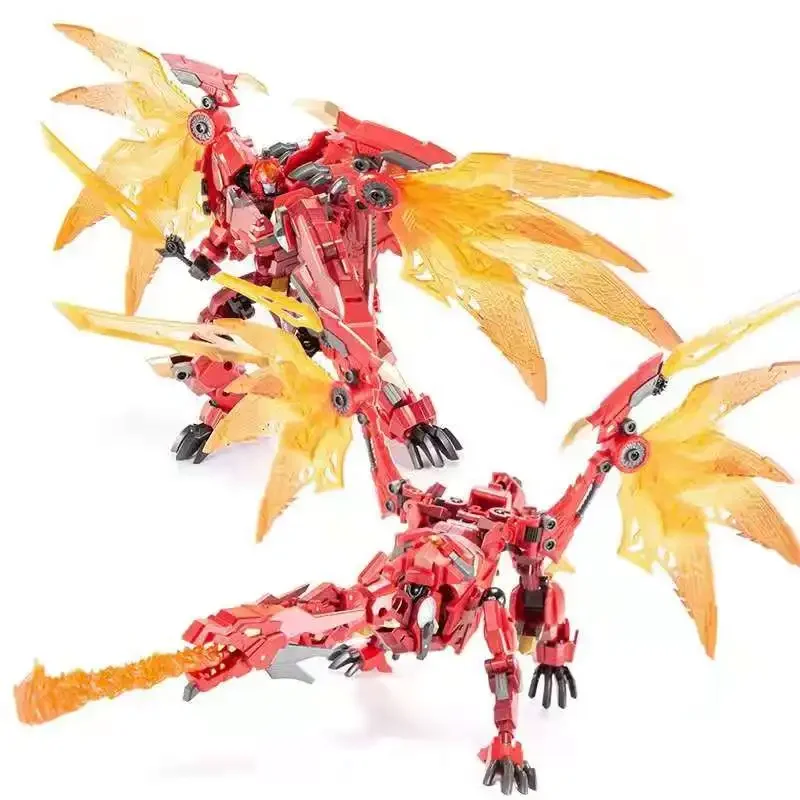 Jinbao 변환 푸른 불꽃 드래곤 8871B KO 변형 그림 장난감 모델 PE DF07 DF-07 재고 있음 선물 키즈 신규