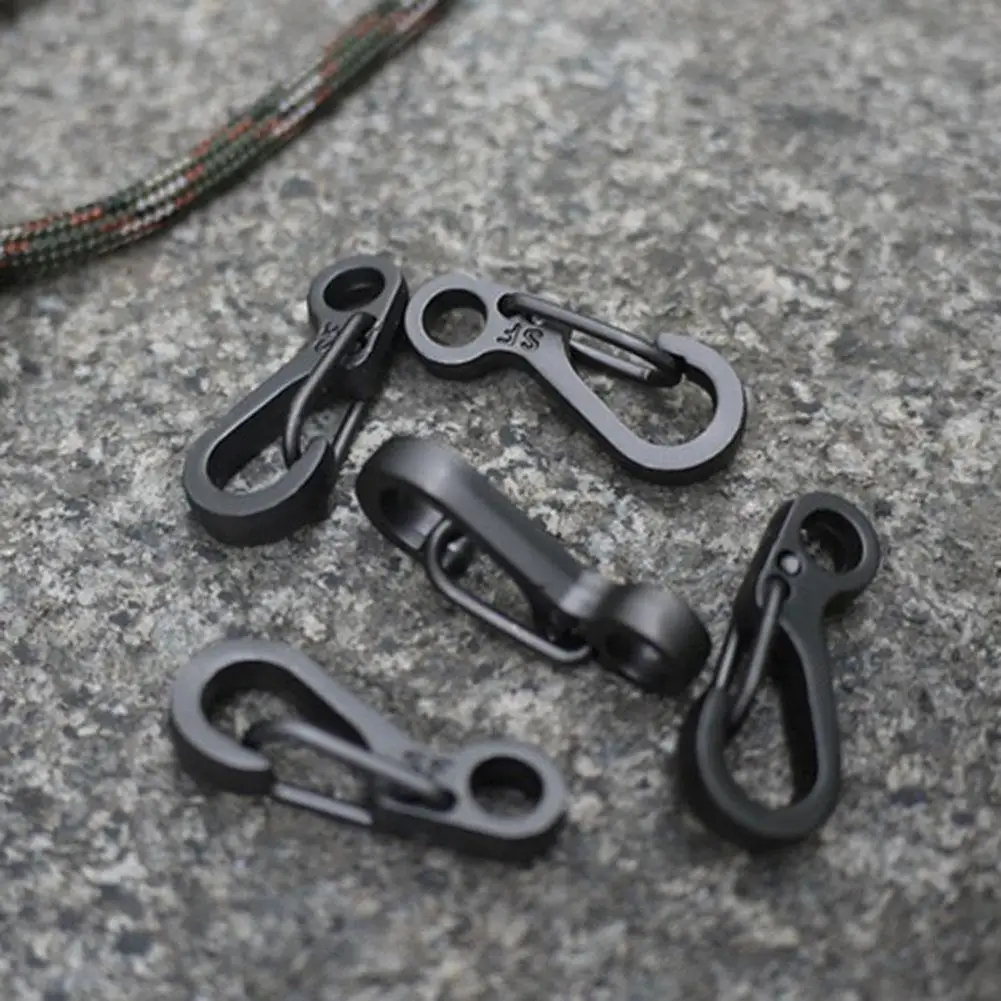 Mini SF Carabiner Hook Aluminum Alloy Camp Keyring Carabiner EDC Gear Practical Survival Tools Climbing Accessories