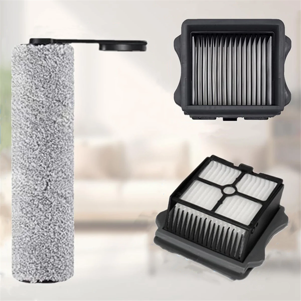 Brush Roller Replacement and HEPA Vacuum Filter for Tineco Floor ONE S6/S7 Pro Combo Cordless Wet Dry Vacuum Cleaner