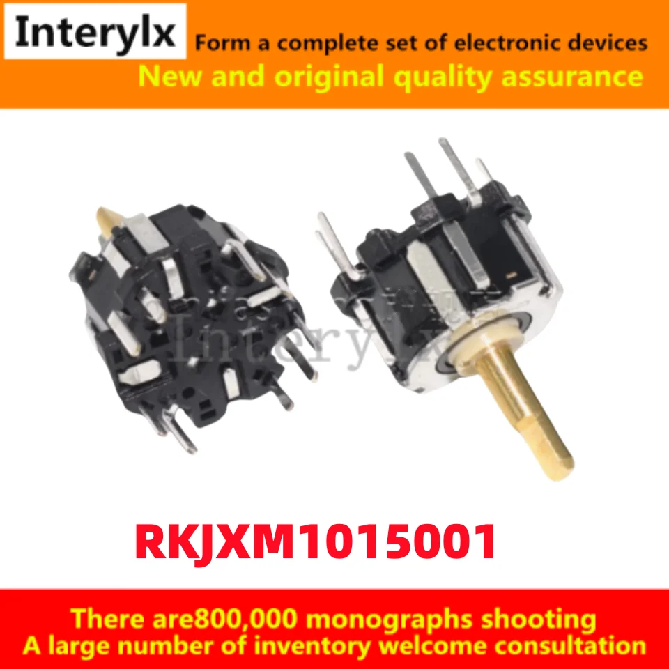 1Pcs/Lot Original RKJXM1015001 eight-way rocker switch with center push-open stick rocker function switch