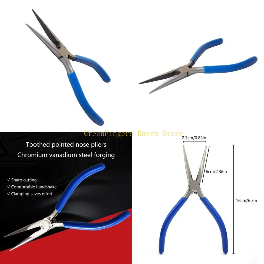 

F68D Versatile Long Nose Pliers Essential for Electricians and Household Maintenance