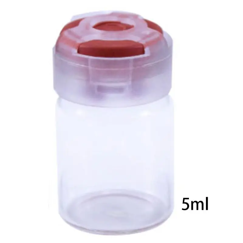 5ML Kẹo Ngọt Nắp Màu Chai Rỗng Kín Vô Trùng Serum Lọ Thủy Tinh Trong Suốt Wi Dropshipping