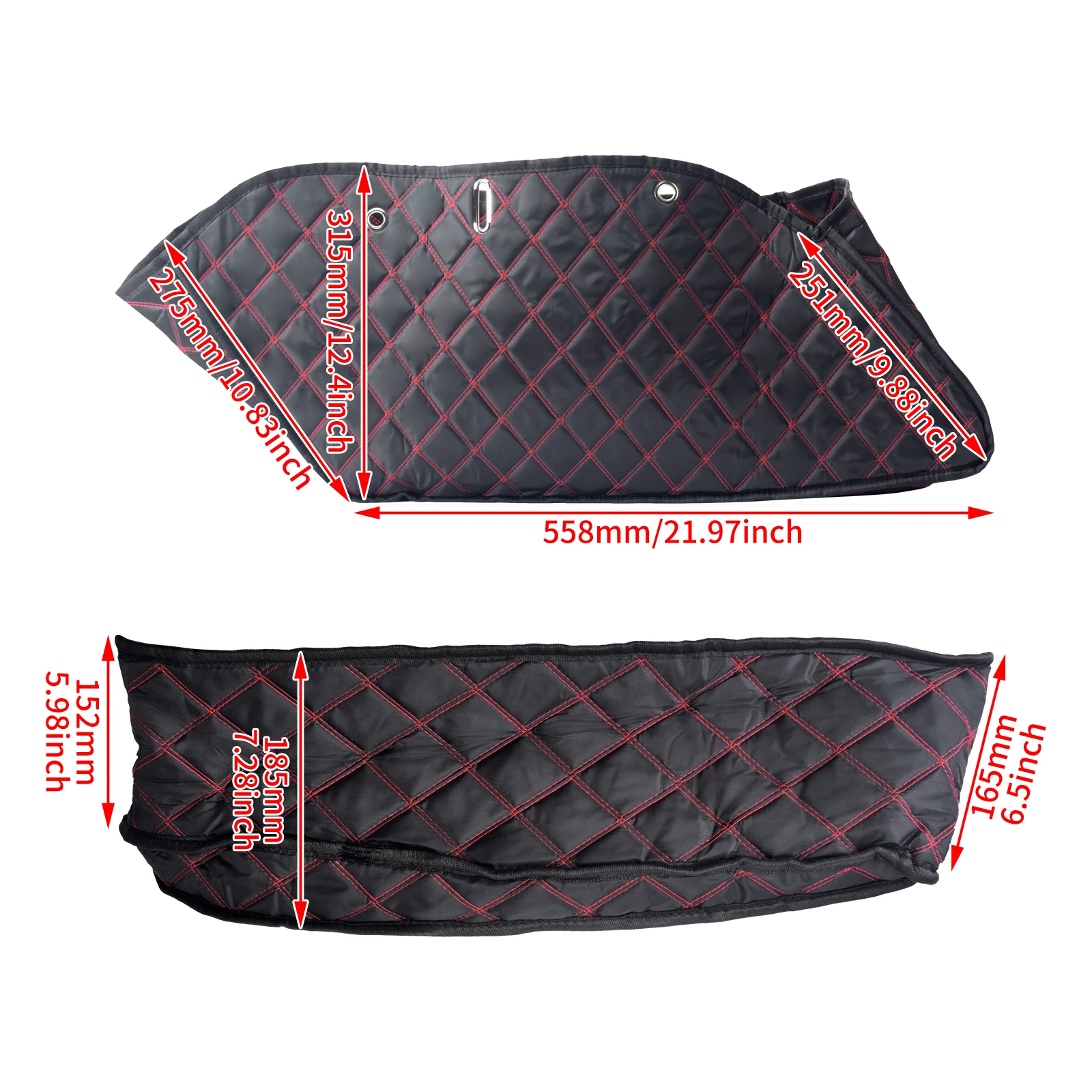 Motorcycle Saddlebag Liners Stretched Bags Inserts For Indian Roadmaster Pursuit Chieftain Elite Dark Horse 19-23 Luggage Liner