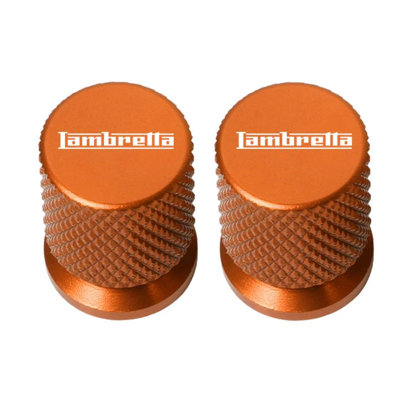 람브레타 LN 125 LN 151 LN 150 V-스페셜 50 125 200 아시아노용 CNC 알루미늄 오토바이 타이어 밸브 캡 휠 타이어 커버 2개