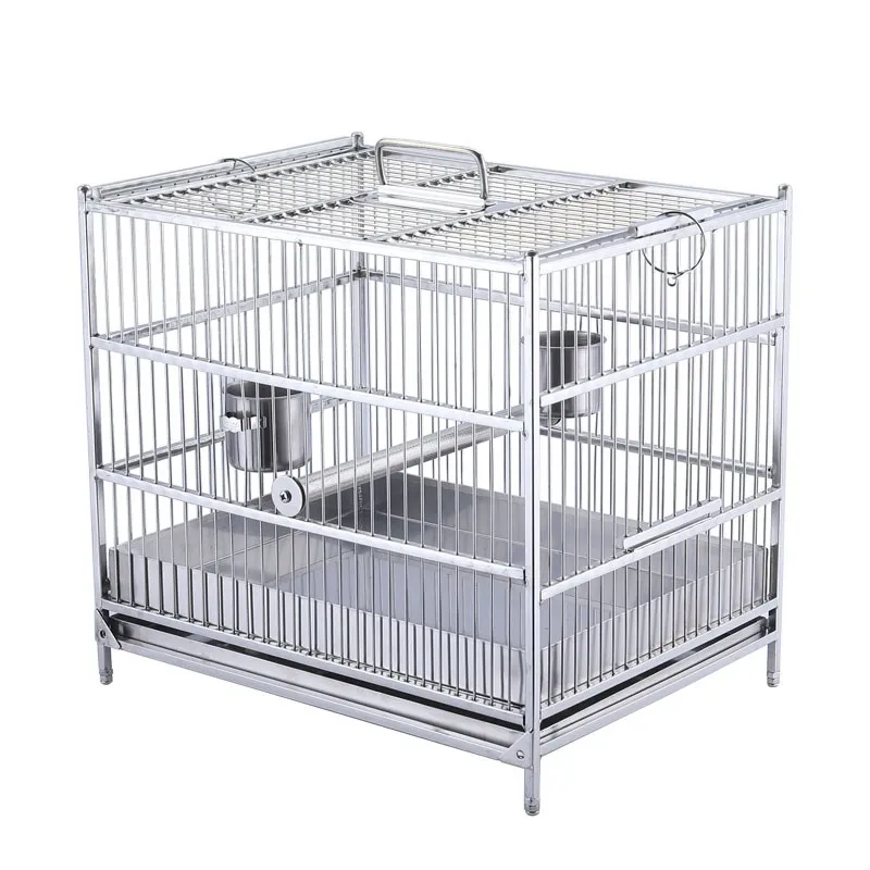 304 stainless steel bird cage Xuanfeng tiger skin peony parrot cage