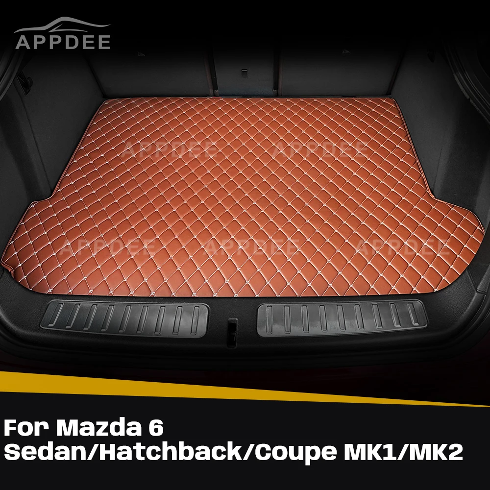 

Для Mazda 6, седан/Hatchback/Coupe MK1/MK2, коврик в багажник автомобиля, защитный коврик, грузовой вкладыш, автомобильные аксессуары для интерьера
