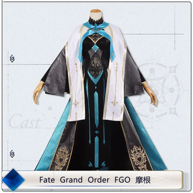 [S-3XL] Fate/Grand Order FGO Morgan Cosplay Costume Uniform Halloween Party Outfit Role Play Clothing Custom Made New