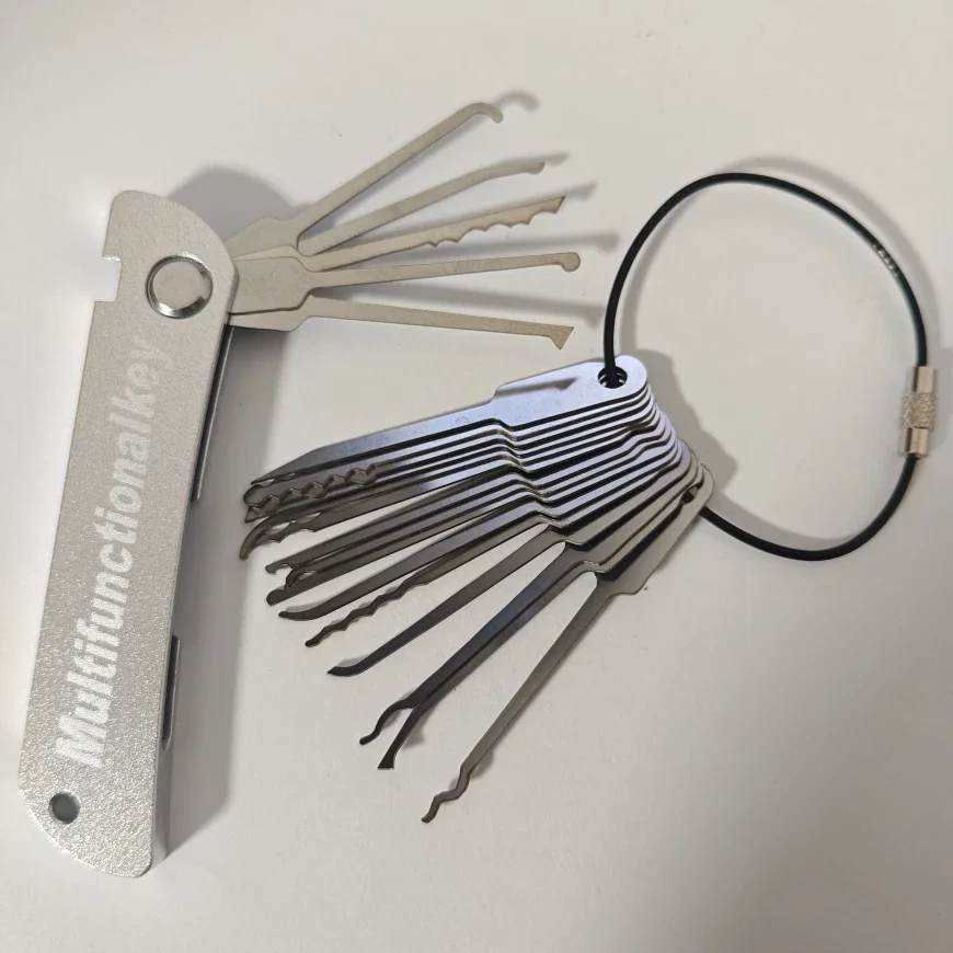 Conjunto compacto de ferrament - Lock Picking Set avaliação e preço