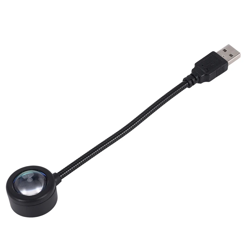 

Светодиодная USB лампа заката, ночник, проектор, украшение для дня рождения, портативный светильник для спальни, гостиной