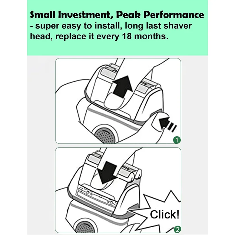 -A89Z 52S Shaver Head For Braun Electric Shaver,S5 Wet And Dry Replacement Head Foil And Cutter 5190Cc 5090 5020