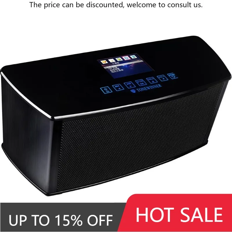 

ToneWinner Studio Monitor Speaker Stand Active Trolley Sound Bar Car Subwoofer Bass Bloothooth Sound Power Speaker