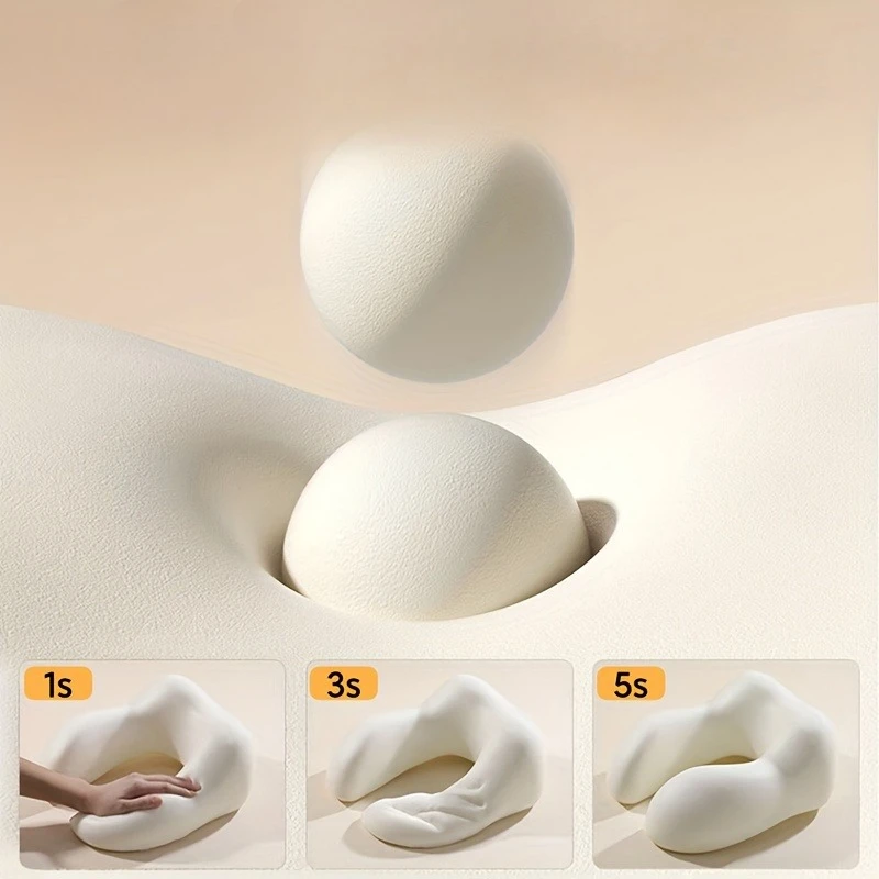 وسادة رقبة على شكل حرف U للتبريد الصيفي مع حشوة، مناسبة للمكاتب والمنازل والسفر؛ هدية عيد الميلاد وعيد الشكر