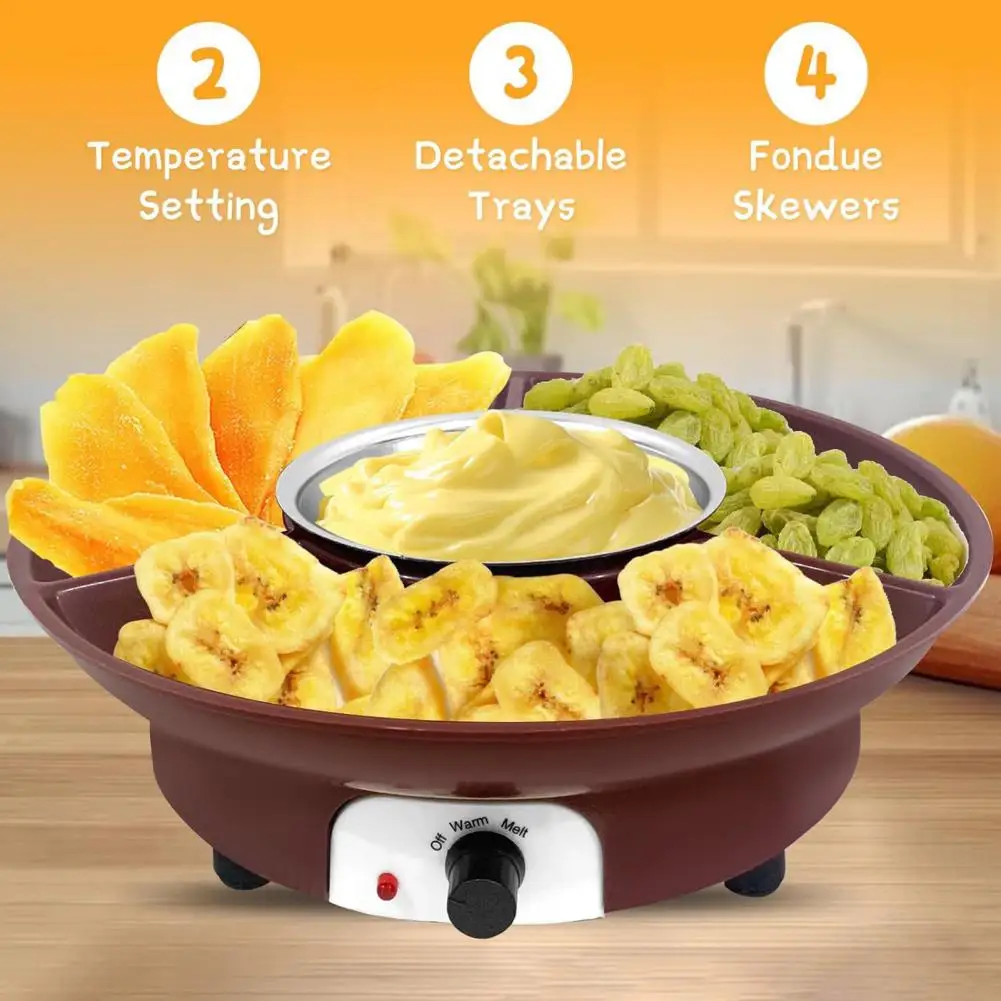 أداة تزيين الحلوى وعاء صهر الشوكولاتة مع سعة للحلويات محلية الصنع زبدة الجبن الكراميل الكهربائية لغمس