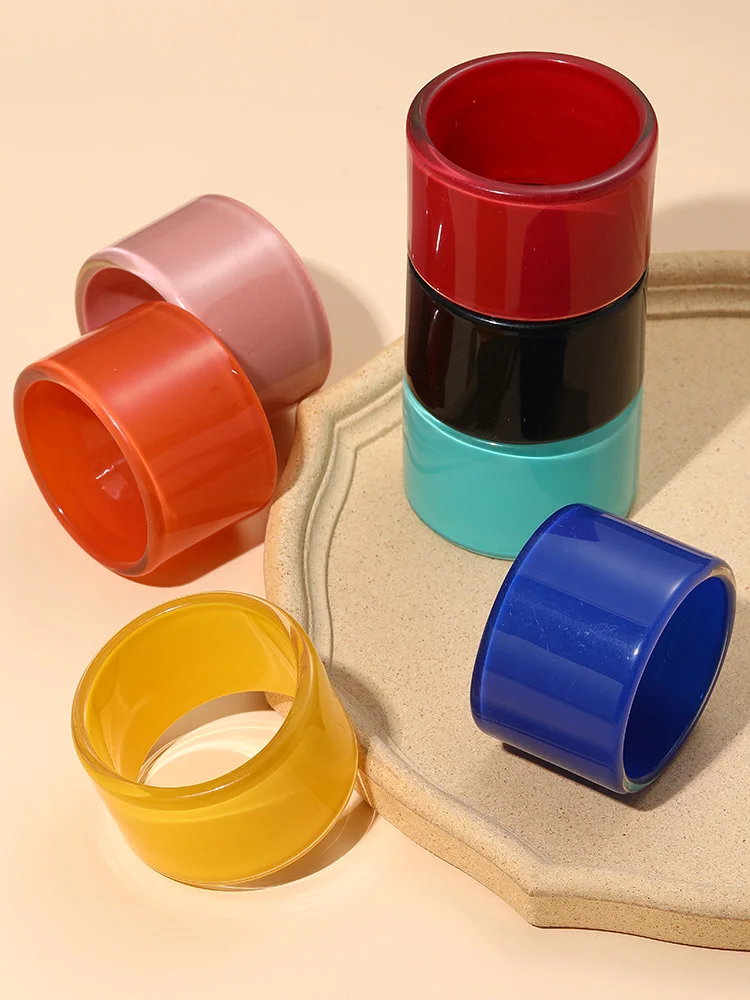 Pulseira de Resina Exagerada Nova Cor Gelatina Joias Fenas Acórios da Moda Transfronteiriços Modernos e Frescos