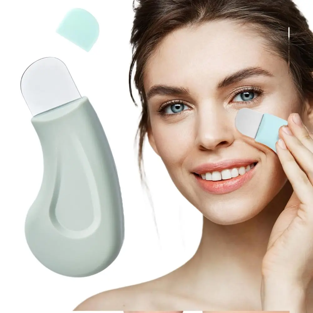 Herramienta de eliminación de espinillas faciales de silicona, elimina puntos blancos, acné, limpieza profunda, raspador de espinillas, espátula Facial de mano, herramienta de cuidado de belleza