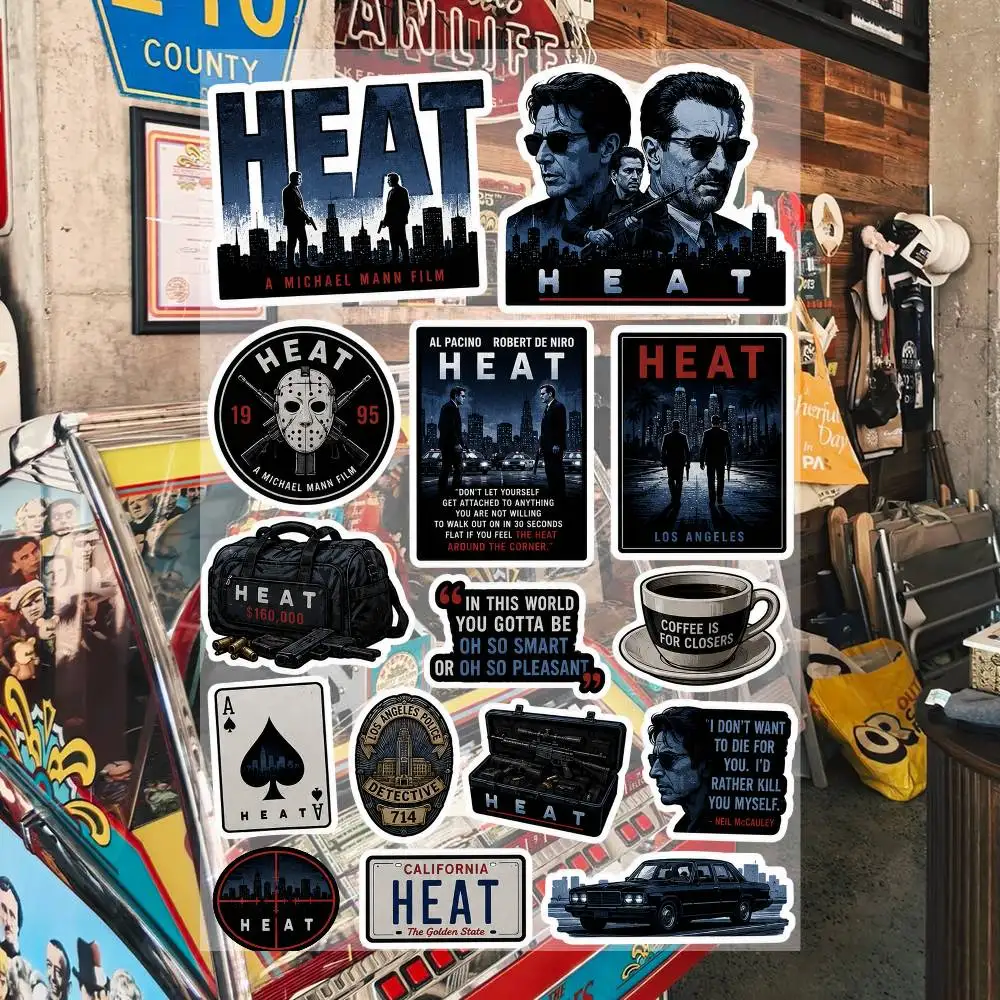 H-eat Ästhetische Graffiti-Aufkleber Wasserfeste PVC-Aufkleber für Auto Motorrad Skateboard Helm Notizbuch