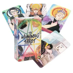 10.3*6cm 79pcs The Numinous Tarot Card Games Rendered In Beautiful and Luminous Watercolor and Inks