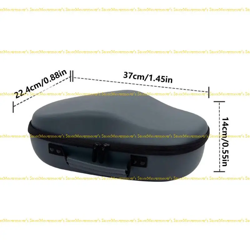 W91A Leichtes Reisetasche für Headsets Accessoires Stoßdämpfer Auskleidekasten