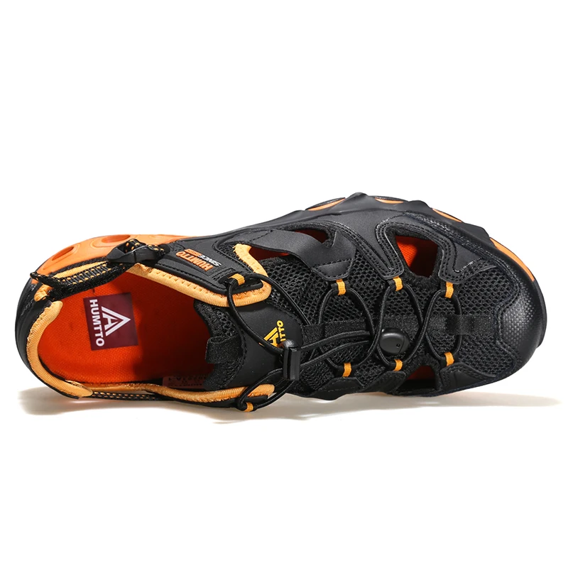 HUMTTO-zapatos acuáticos de playa para hombre, zapatos acuáticos transpirables, deportes para hombre, senderismo, sandalias informales para