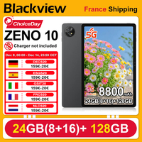 Blackview  ZENO 10 [No EU Charger]  Tablet 5G  24(8+16)GB+128GB 11’‘ FHD+IPS  18W  8800mAh Android 15 90Hz Tablet PC T8200