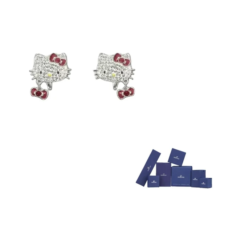 

Swarovski Alloy Stud Earrings Women's Pink 1106121