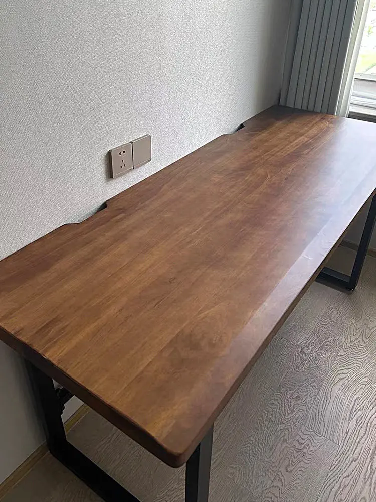 Double computer desk Large board desk Desktop bedroom Large long home desk Workbench Two people E-sports table