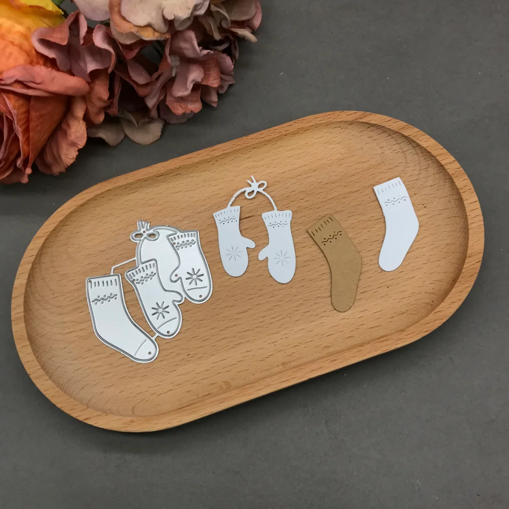 Gloves Metal Cutting Dies Stencils For DIY Scrapbooking Decorative Embossing Handcraft Die CutsTemplate