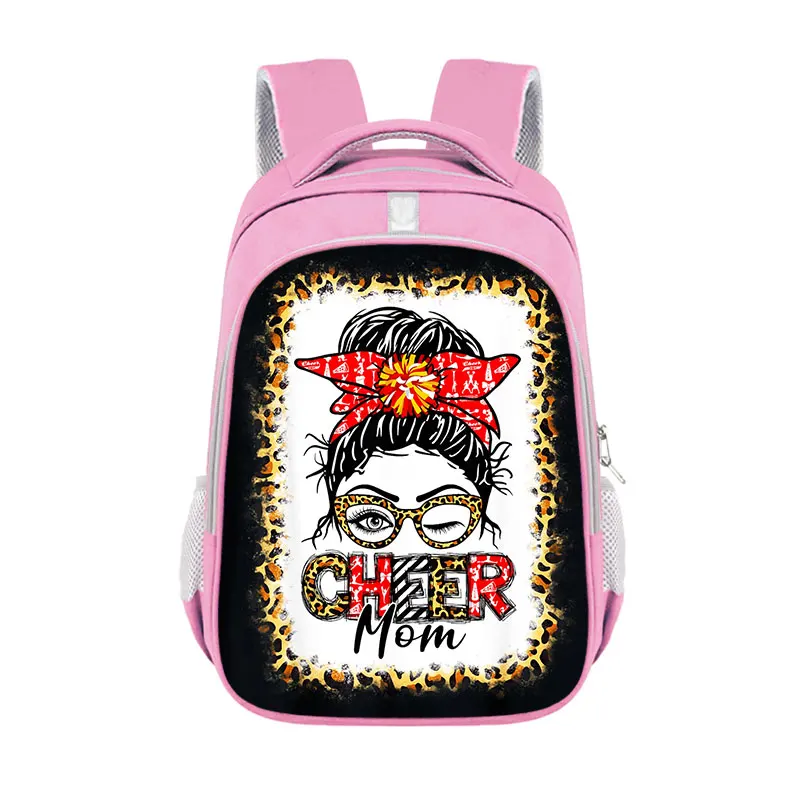 Kawaii Cheerleading Girls Backpack Cartoon Cheerleader Women Girl School Bags Children Princess Pink Bookbag Gift