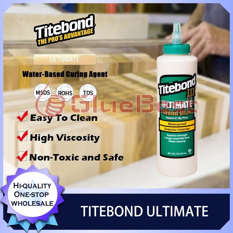 Titebond Ultimate High Quality Curing Agent for Woodworking Waterproof White Resin for Strong, Durable Bonds Original Product