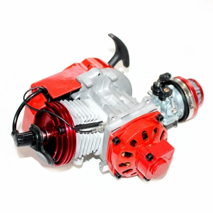 Wyścigi wyczynowe 49cc 2 suwowy silnik rozruchowy filtr powietrza motocyklowy kieszonkowy Quad skuter rakietowy motor terenowy motocykl ATV Buggy