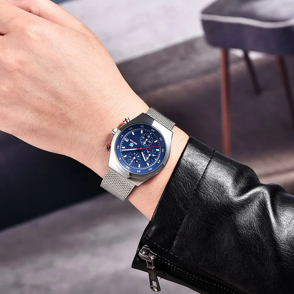 BENYAR 2024 Luxury Men Watch Waterproof Fashion Casual Quartz Wristwatch Man's Business Watches Male Sport Clock