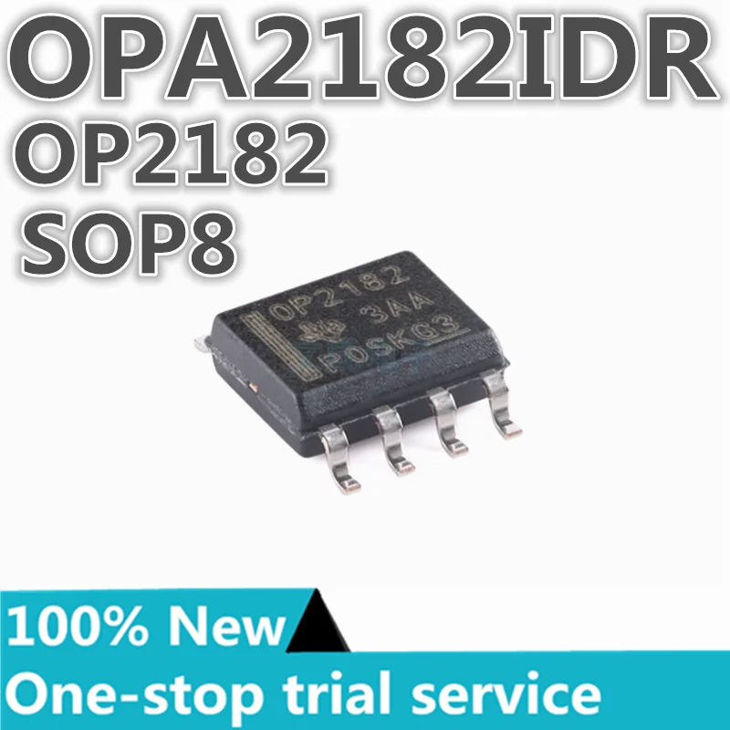 2-100pcs %Original OPA2182IDR marking OP21820P2182 SOIC-8 multiplexer 36V operational amplifier chip