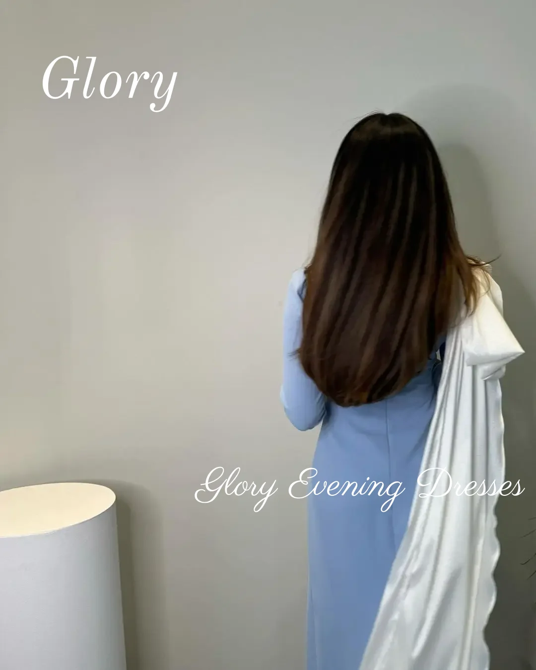 Saudi-Arabien Himmelblaue Abendkleider für Damen, knöchellang, A-Linie, Ballkleider, Träger, Rüschen, ärmellos, formelle Partykleider