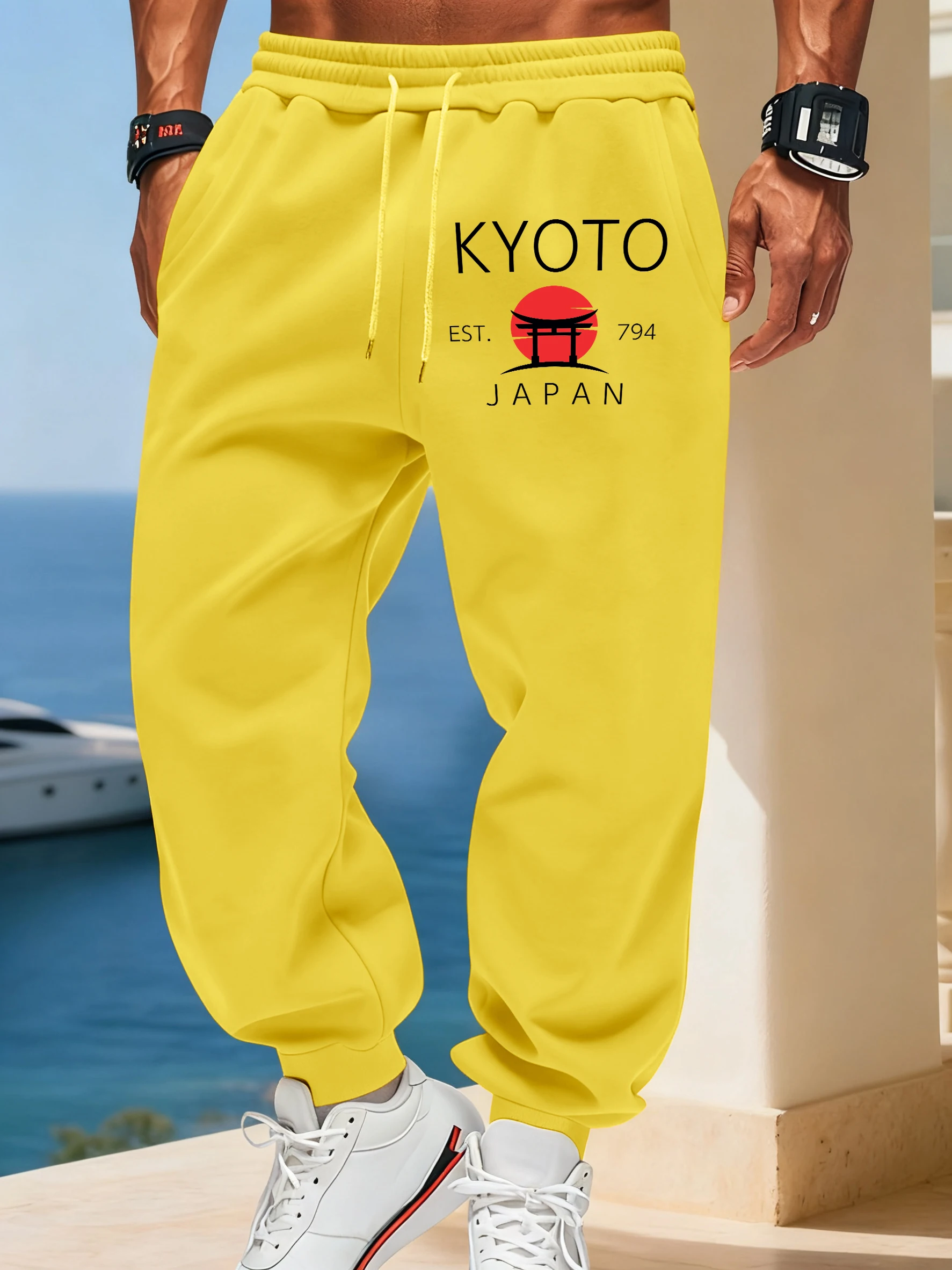 Kyoto Japan Letter Print Basic - огляд і ціна Street Fashion Kyoto