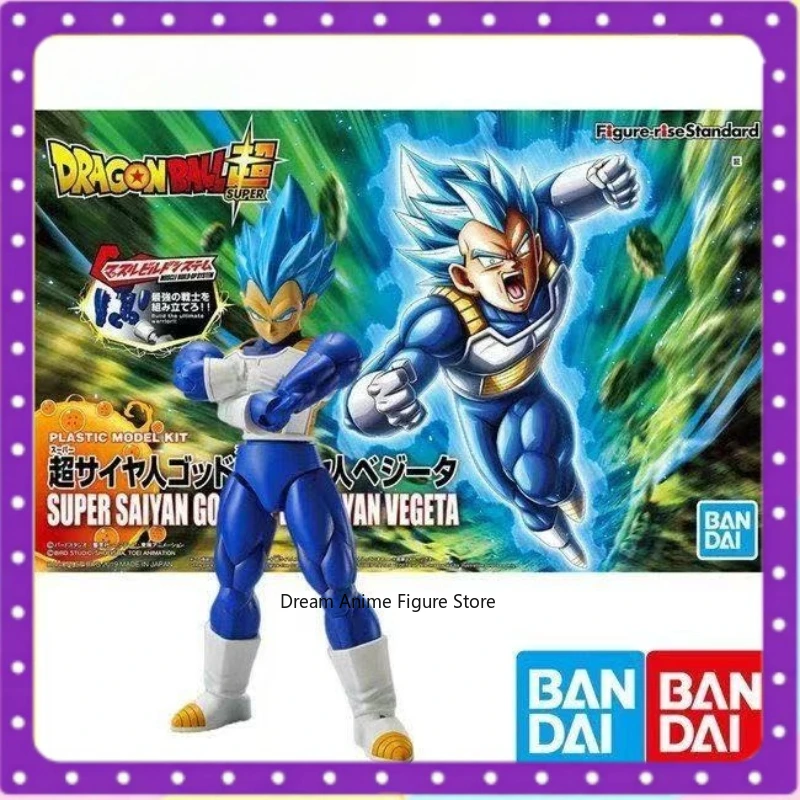 

In stock Original Bandai FRS Super Blue Vegeta Super Saiyan God Blue Hair Dragon Ball Super Assembled·Model Figure Figure