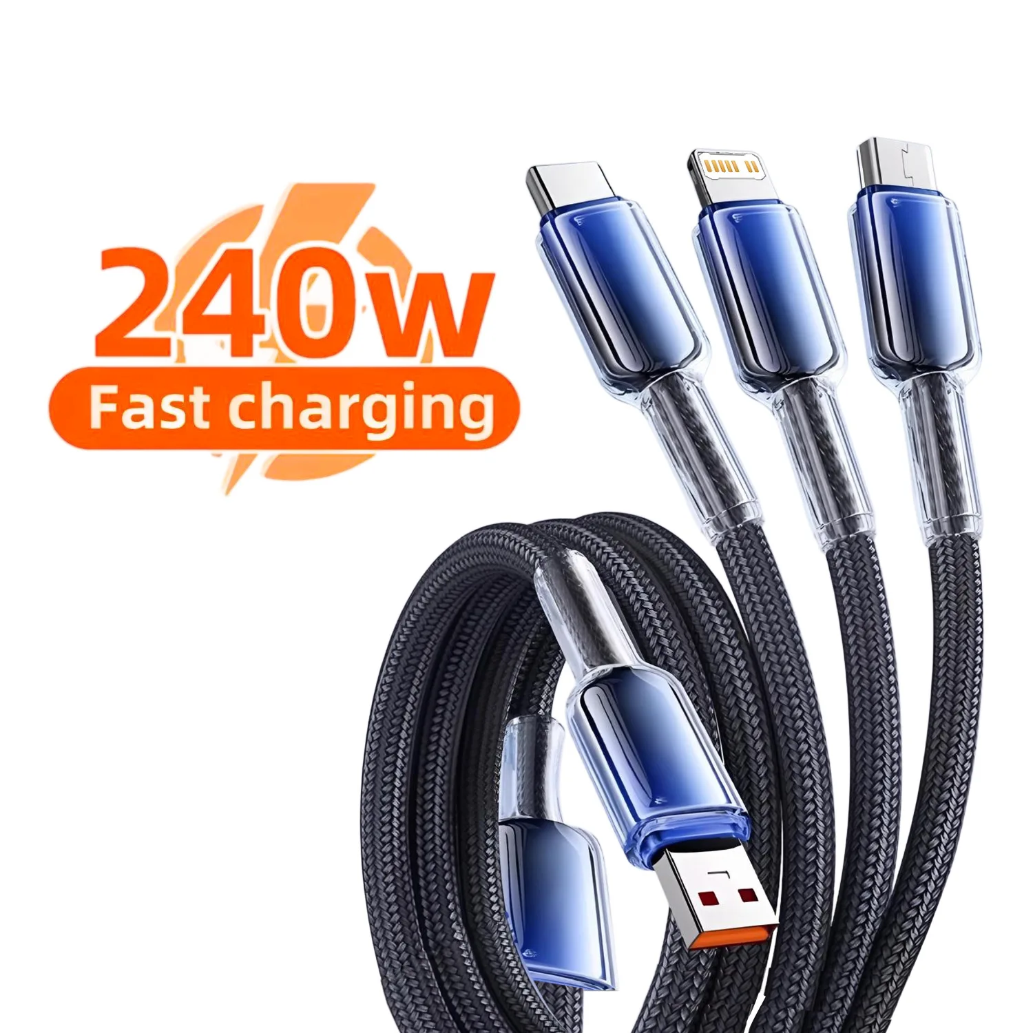 3 In 1 Usb Cable 6A…