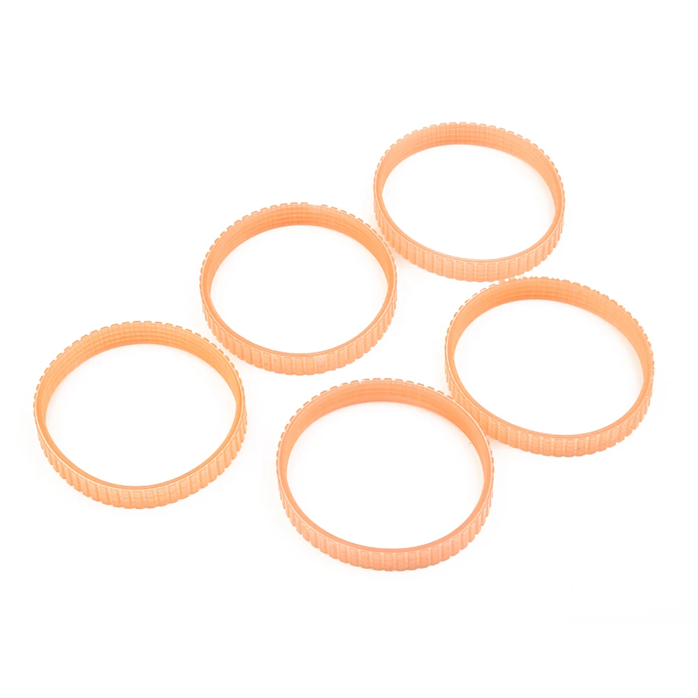 Protable Reliable Drive Belt Strap Good Strength Orange Polyurethane(PU) High Quality Non-OEM Planer Width 5Pcs