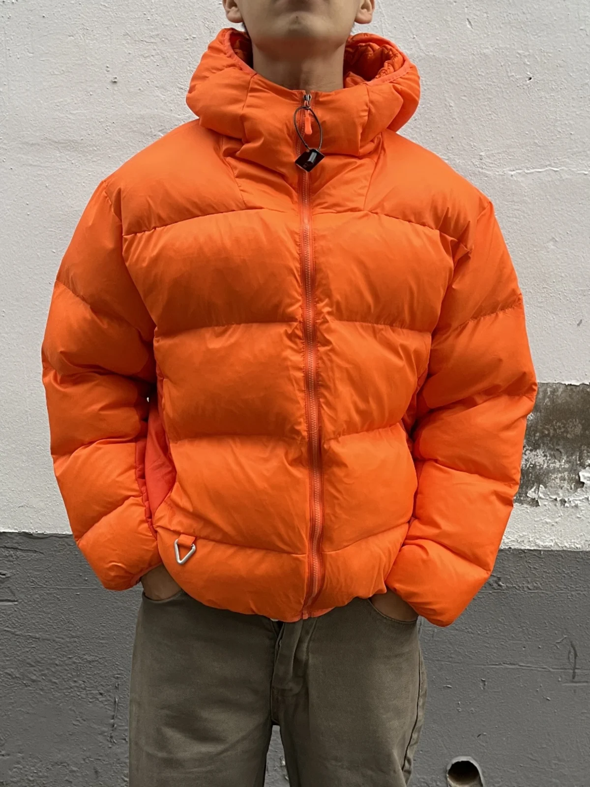 

Auticup Winter Thiened American Sle Workwear Coat Hooded Warm Outerwear Casual Cotton Jaet Youth Trend Regular Length
