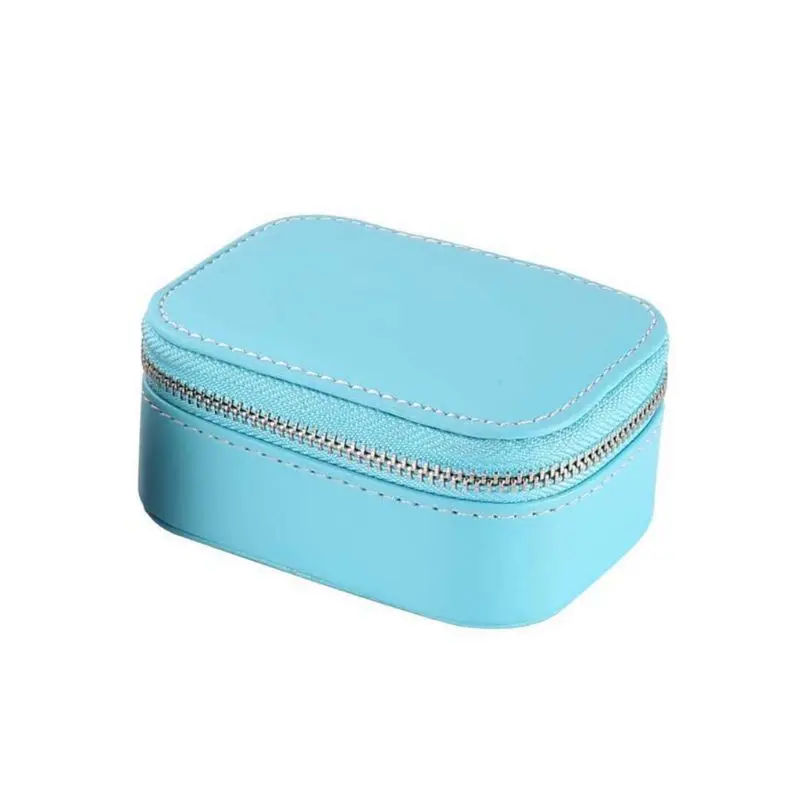 Fashion Jewelry Box Necklace Ring Earring Jewelry Display Storage Box PU Leather Portable Storage Box for Necklace Watch