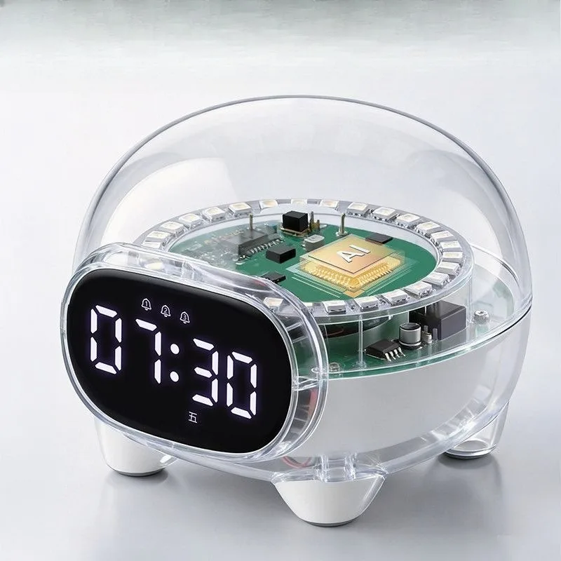 Alarm clock for students to wake up artifact voice intelligent children little boys and girls mute electronic clock