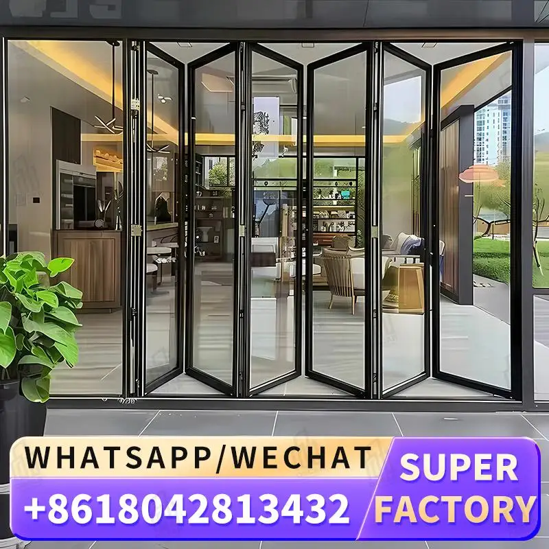 

Customizable High performance Windows Foldable Door for European Commercial Spaces Factory made Innovation