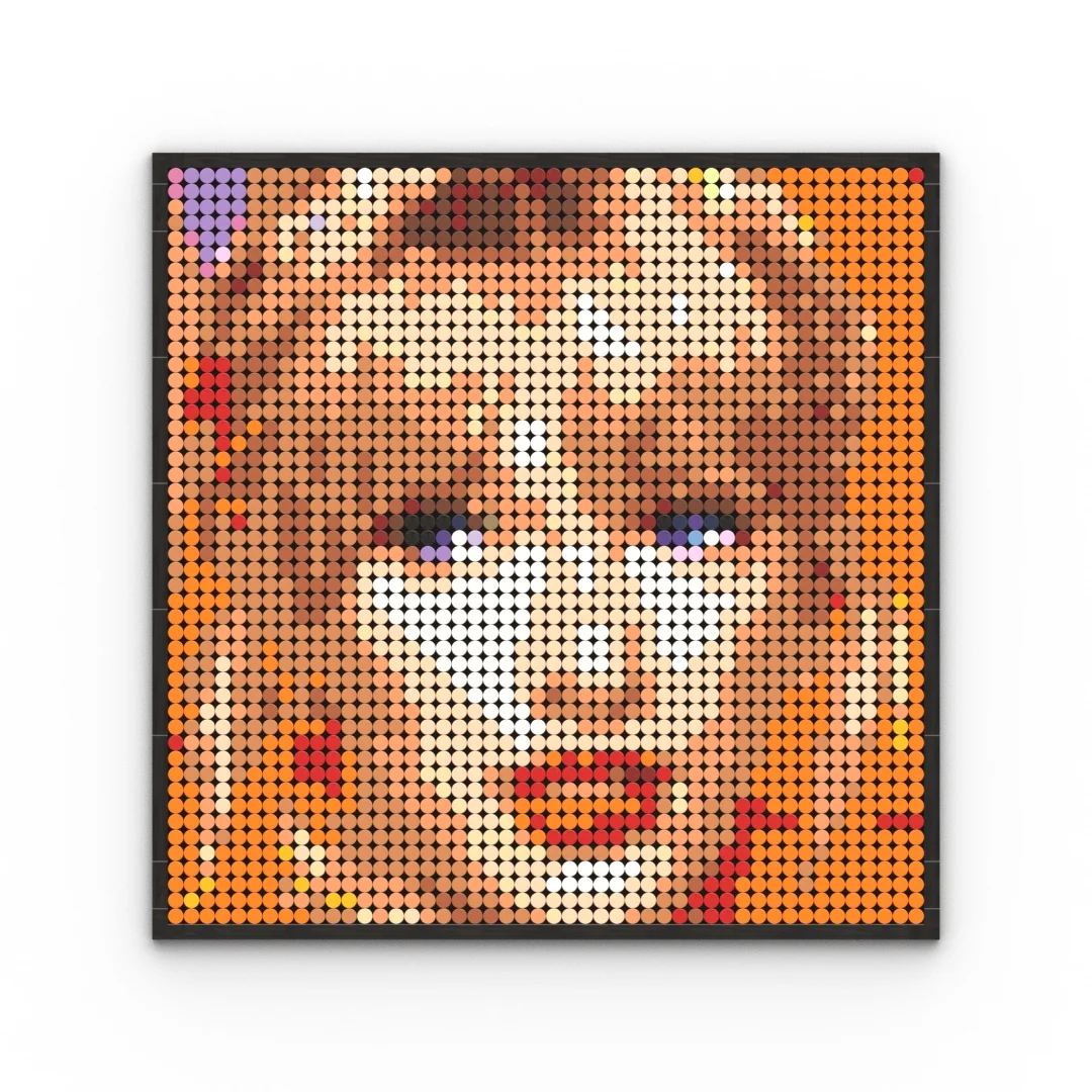 Vintage Tin Sign Taylor-Swifts Model MOC Building Blocks Brick Pixel Art Decoration DIY Toys Kid Christmas Birthday Gifts