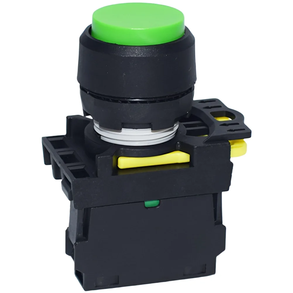 Industrial Grade LA115 A1 Push Control Component with Normally Open Normally Closed Contacts and Self Reset Functionality