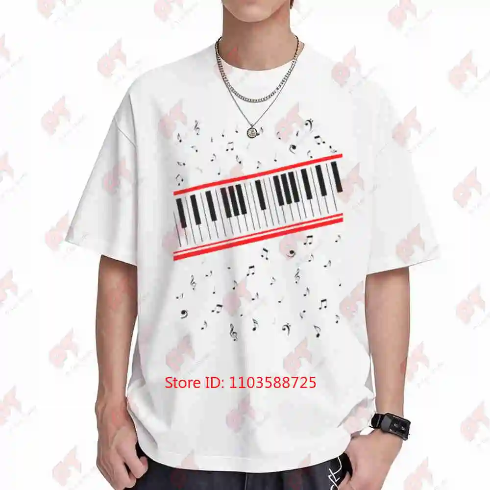 MJ Beat It Piano Retro Vintage 80S Short Sleeve Tee 100% Cotton T-Shirt