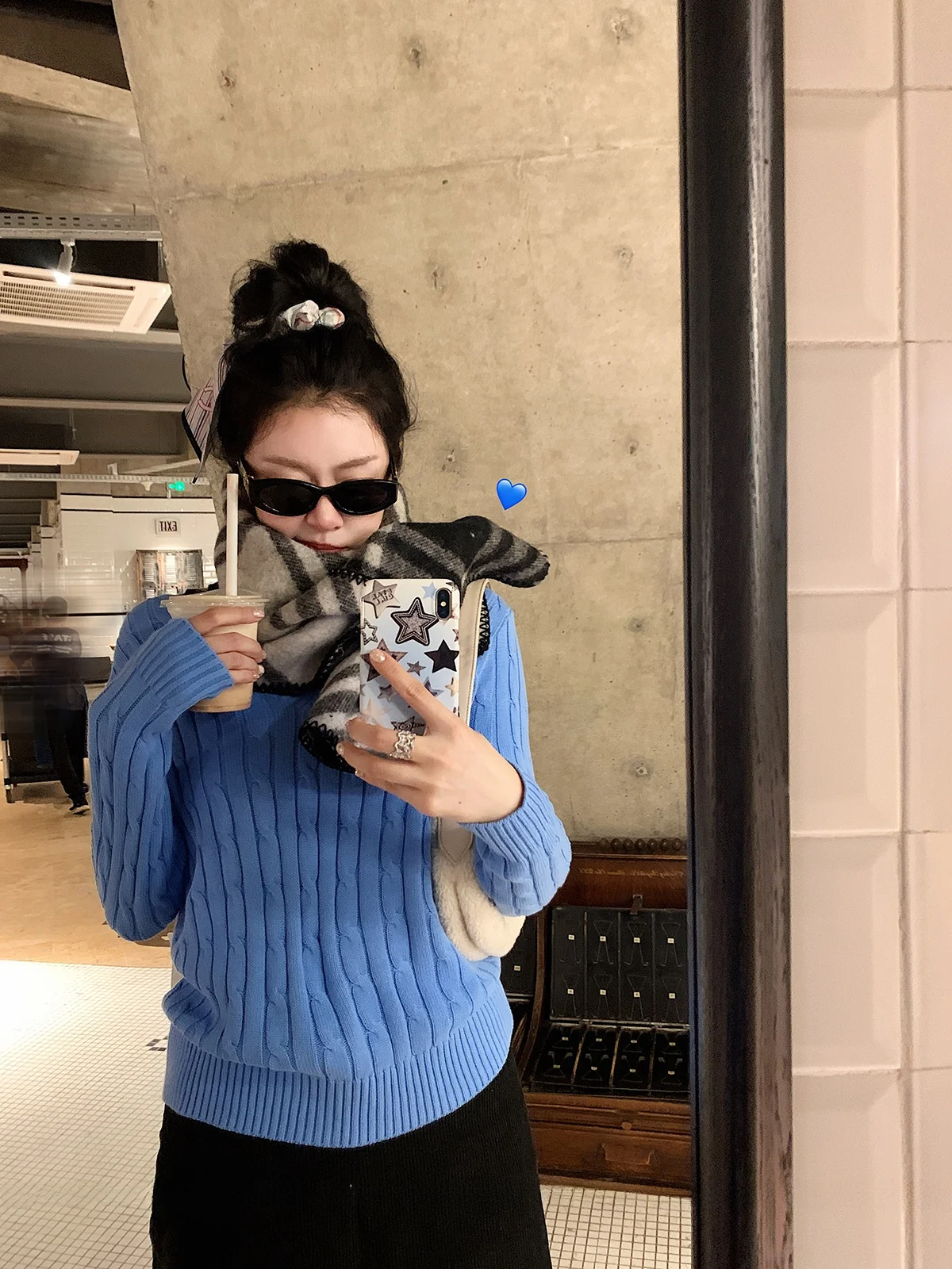 

Stberry Jump Vintage Embroidered Slim Fit V-Ne Sweater Women's Autumn Faionable Design Overhead Top