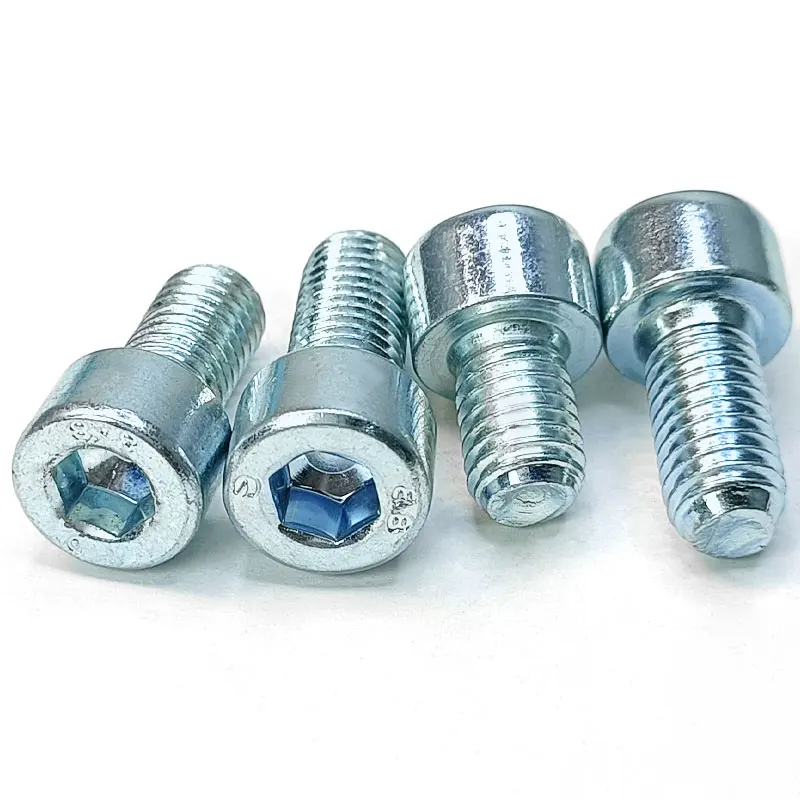 M2.5 Diameter DIN912 Galvanized 8.8 Class Hex Head Screws Cylindrical Head Cup Head High Strength Screws