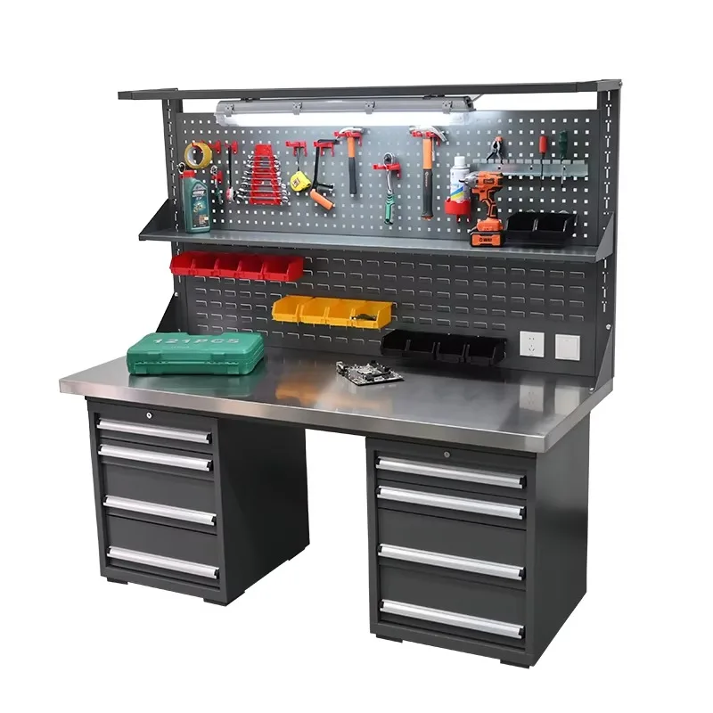 

Anti-Static Steel Workbench Heavy Duty ESD Protection 1000kg Load Capacity For Electronic Repair Assembly Line Workshop