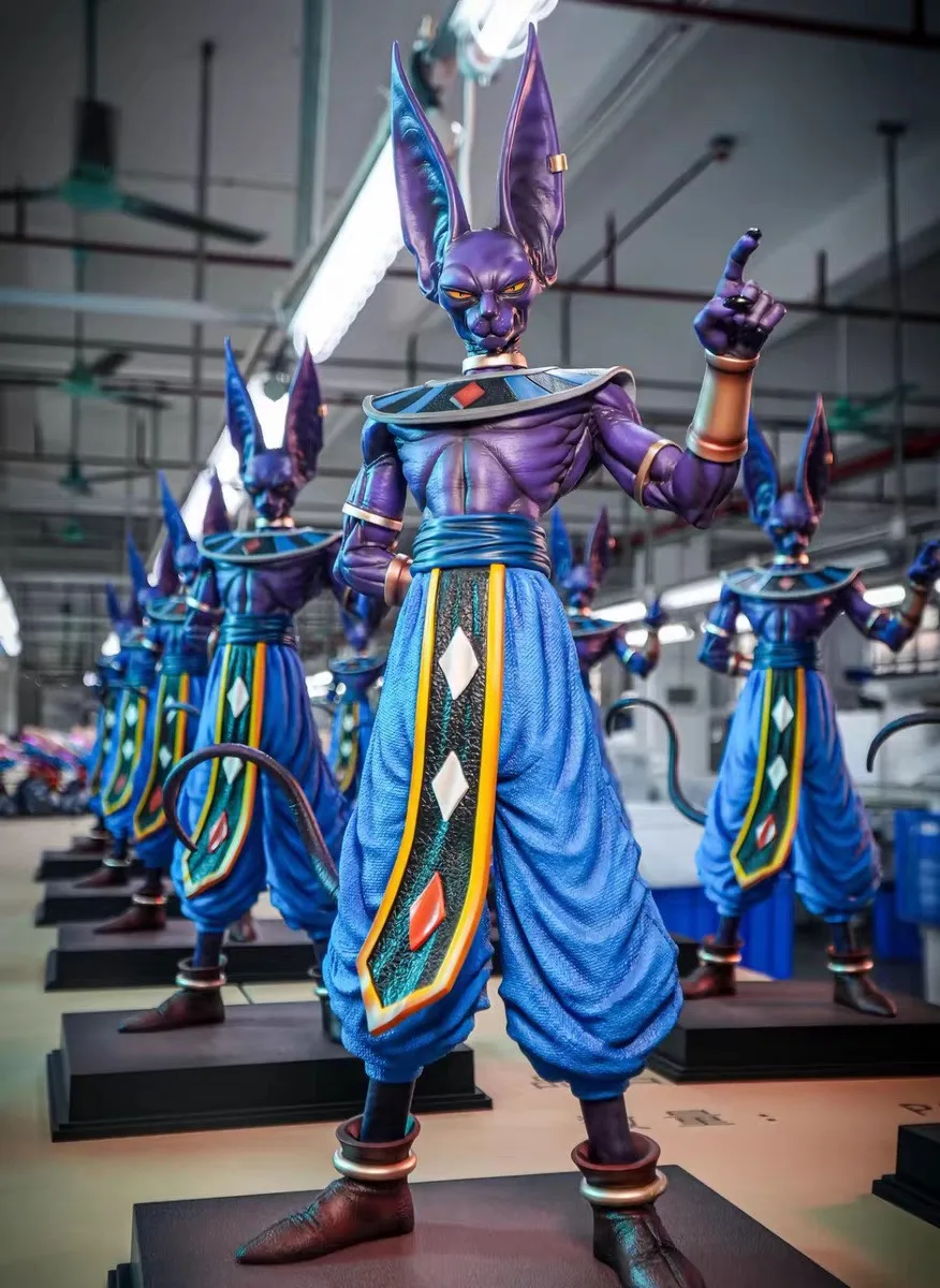 

53 см аниме Dragon Ball Z Gods of Destruction Beerus Battle Ver. Фигурка из ПВХ DBZ, коллекция статуй, модель игрушки, куклы, подарки